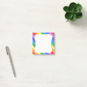 Meerkleurige regenboogkleuren post-it® notes (Kantoor)