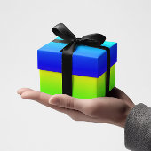 Meerkleurige regenboogombre cadeaupapier