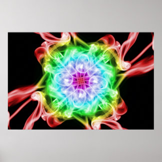 Meerkleurige regenboogregenboog-Poster Poster