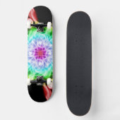 Meerkleurige rokerregenboogplaat persoonlijk skateboard (Voorkant)