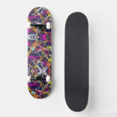 Meerkleurige roltafel persoonlijk skateboard (Voorkant)