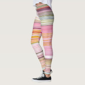 Meerkleurige, roze, actieve kleding leggings (Links)