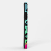 Meerkleurige roze luipaardprint Case-Mate iPhone case (Achterkant/rechts)