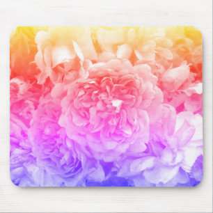 Meerkleurige Rozen, geel, roze, Paarse Muismat