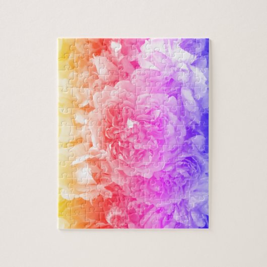 Meerkleurige Rozen Legpuzzel (Verticaal)