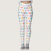 Meerkleurige Scallop Clam Seashell-Leggings Leggings (Voorkant)