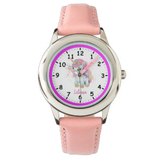 Meerkleurige Schattige Eenhoorn Kinderkleding Horloge