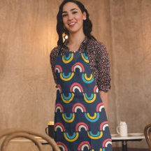 Meerkleurige semi-cirkel Patroon