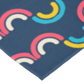 Meerkleurige semi-cirkel Patroon Tafelkleed (Gekanteld)