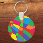 Meerkleurige sleutelketting geweldig cadeau voor e sleutelhanger (Voorkant)