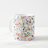 Meerkleurige Snoep Gem Flowers Mokken & Tumblers (Voorkant links)