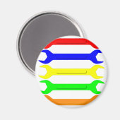 Meerkleurige spanners magneet (Voorkant / Achterkant)