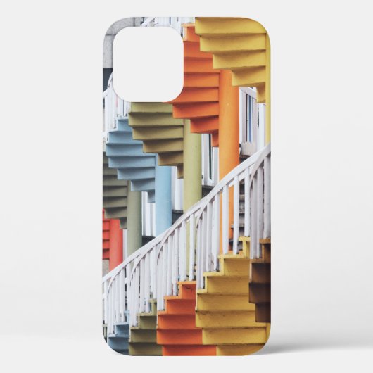 Meerkleurige spiraaltrappen Case-Mate iPhone case (Achterkant)