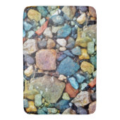 Meerkleurige stenen badmat (Voorkant Verticaal)