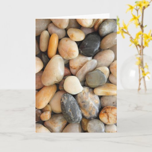 Meerkleurige stenen kaart (Gele Bloem)