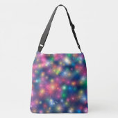 Meerkleurige sterren crossbody tas (Achterkant)