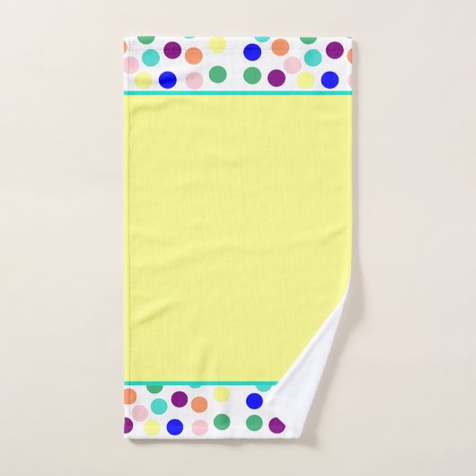 Meerkleurige stippen badhanddoekset bad handdoek (Handdoek)