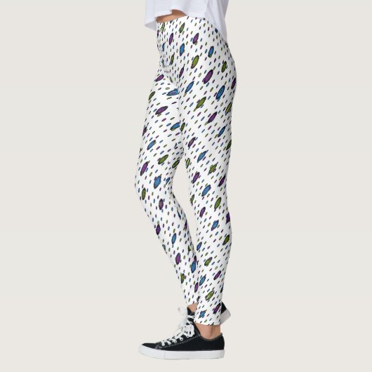 Meerkleurige Stippen Leggings (Links)