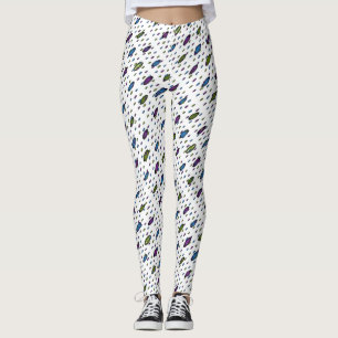 Meerkleurige Stippen Leggings