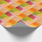 Meerkleurige Strepen Cadeaupapier (Hoek)