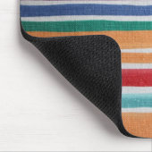 Meerkleurige Striped Mousepad Muismat (Hoek)