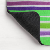 Meerkleurige Striped Mousepad Muismat (Hoek)