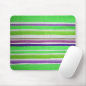 Meerkleurige Striped Mousepad Muismat (Met muis)