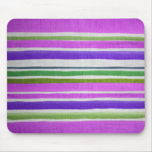 Meerkleurige Striped Mousepad Muismat