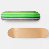Meerkleurige stripskateboard deck persoonlijk skateboard (Horizontaal)