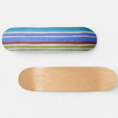 Meerkleurige stripskateboard deck skateboard (Horizontaal)