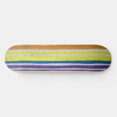 Meerkleurige stripskateboard deck skateboard (Horizontaal)