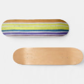 Meerkleurige stripskateboard deck skateboard (Horizontaal)