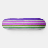 Meerkleurige stripskateboard deck skateboard (Horizontaal)