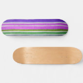 Meerkleurige stripskateboard deck skateboard (Horizontaal)