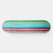 Meerkleurige stripskateboard deck skateboard (Horizontaal)