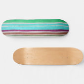 Meerkleurige stripskateboard deck skateboard (Horizontaal)