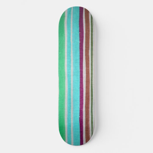 Meerkleurige stripskateboard deck skateboard (Voorkant)