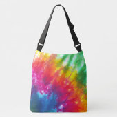 Meerkleurige Stropdas-kleurstof Crossbody Tas (Voorkant)