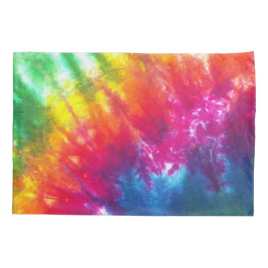 Meerkleurige Stropdas-kleurstof Kussensloop (Achterkant)