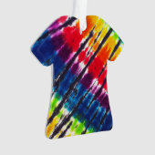 Meerkleurige Stropdas-kleurstof Ornament (voorkant)