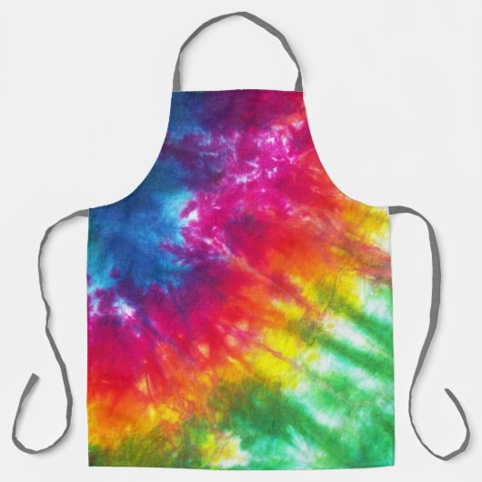 Meerkleurige Stropdas-kleurstof Schort (Voorkant)