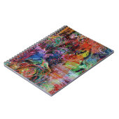 Meerkleurige texturen notitieboek (Linkerzijde)