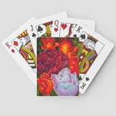 Meerkleurige Tulp Bouquet-speelkaarten Pokerkaarten (Achterkant)