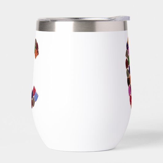 Meerkleurige tulp met opschrift "C" (Links)