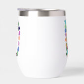 Meerkleurige tulp met opschrift "D" (Rechts)