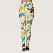 Meerkleurige Turtle Leggings (Achterkant)