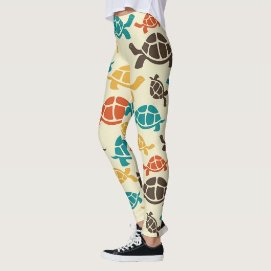 Meerkleurige Turtle Leggings (Links)