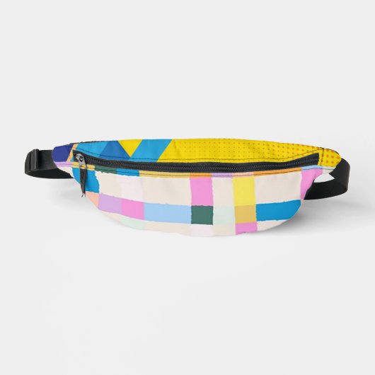 Meerkleurige tweezijdige print Fanny-Pack Heuptasje (Voorkant)