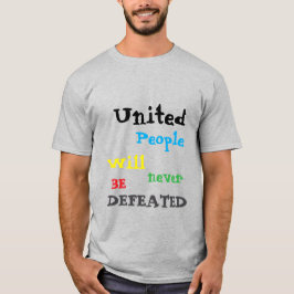 Meerkleurige Verenigde mensen T-shirt