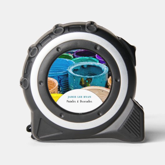 Meerkleurige verfemmers, verf- en decorator rolmaat (Voorkant)